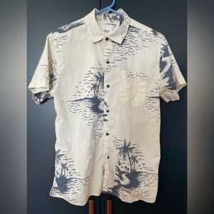 Katin Tan and Black Graphic Shirt